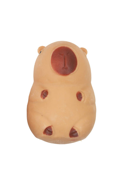 Sleepy Capybara Soft Fluffy Slime Filled TPR Squishy l