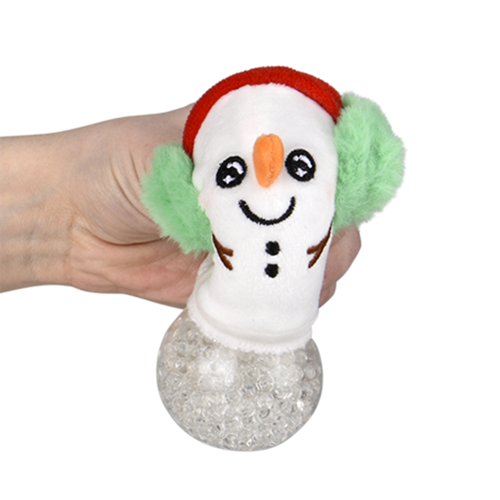 3" CHRISTMAS SQUEEZY BEAD PLUSH