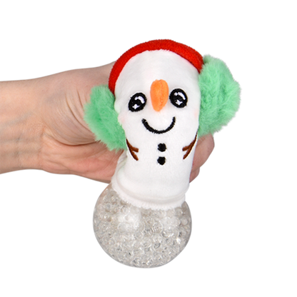 3" CHRISTMAS SQUEEZY BEAD PLUSH