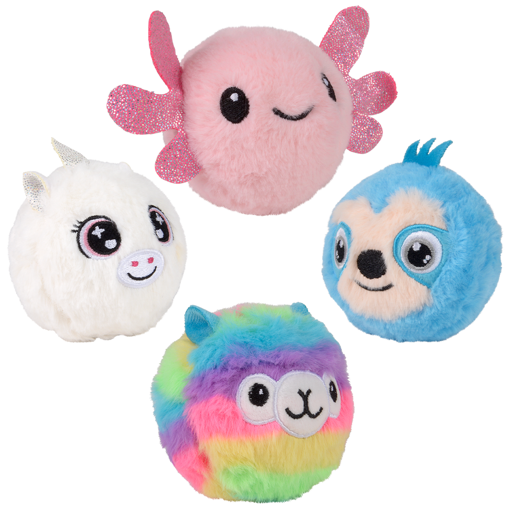 (T) 3.25" HYPER AIR PLUSH ANIMAL BOUNCE BALL