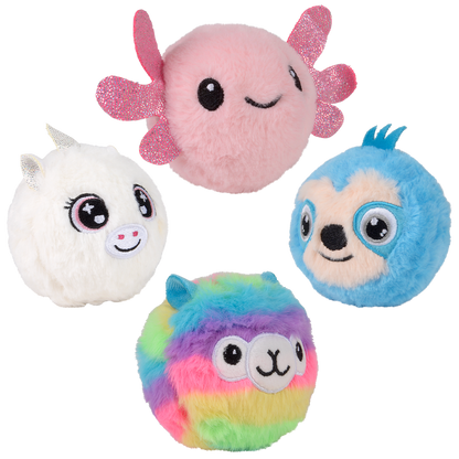 (T) 3.25" HYPER AIR PLUSH ANIMAL BOUNCE BALL