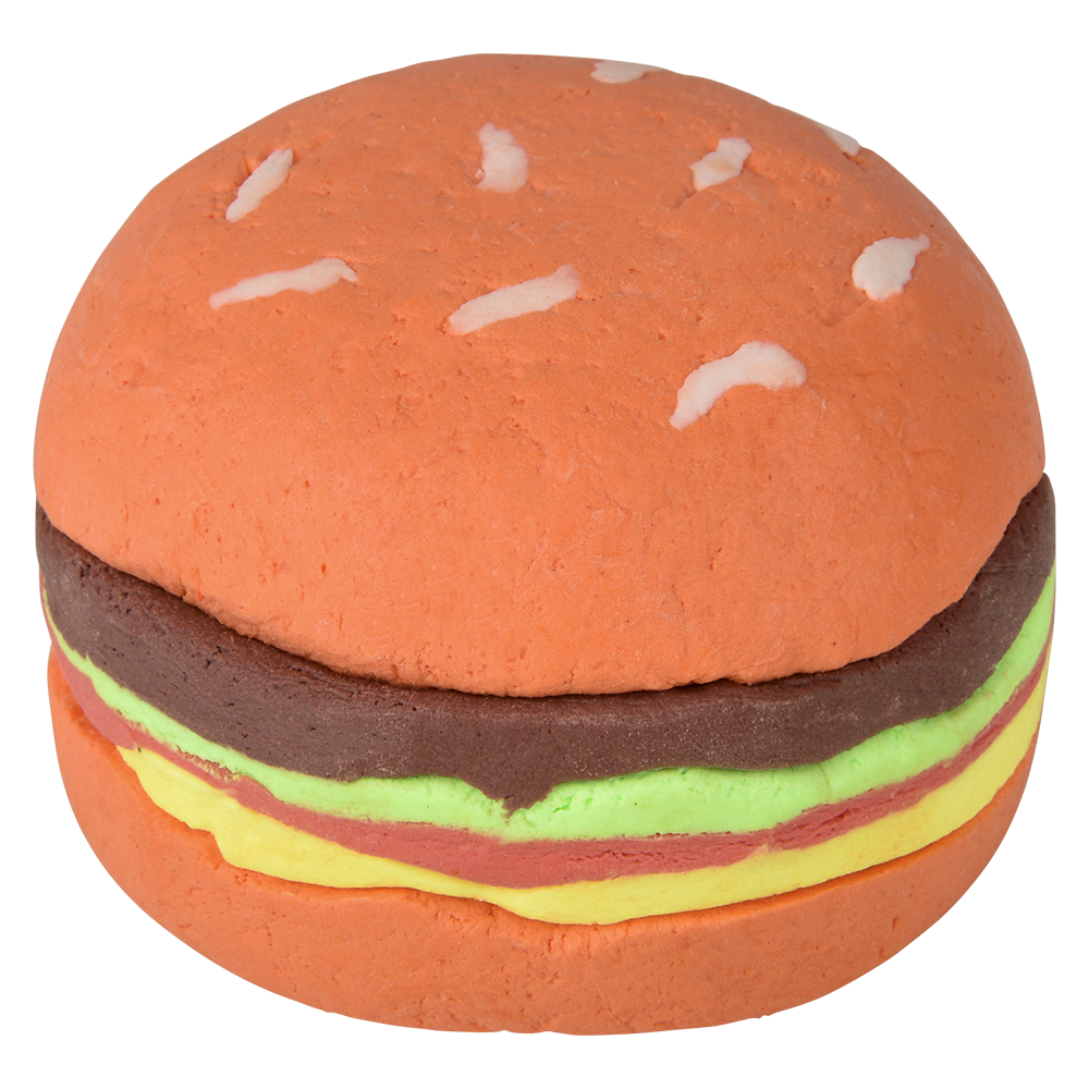 3.2" CHEESEBURGER CLAY SLIME
