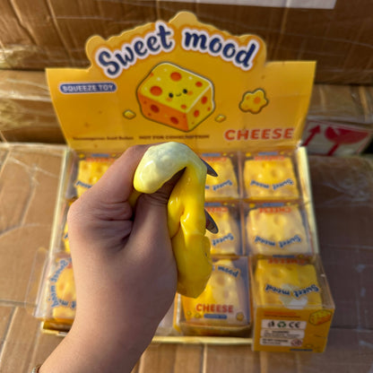 Crackling Crunchy Square Cheese Squishy