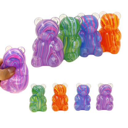 Marbled Gummy Bear Colorful Squishy