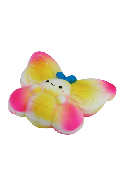 JUMBO 7 Inch Butterfly Fluffy Slime Filled TPR Squishy