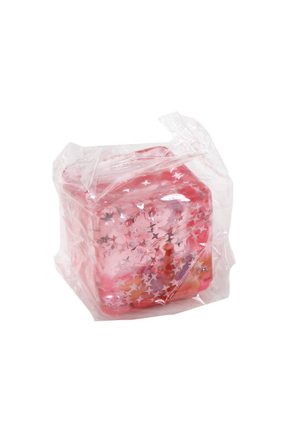 Seashell Glitter Ocean Cube Maltose Putty Filled Squishy: ONE SIZE