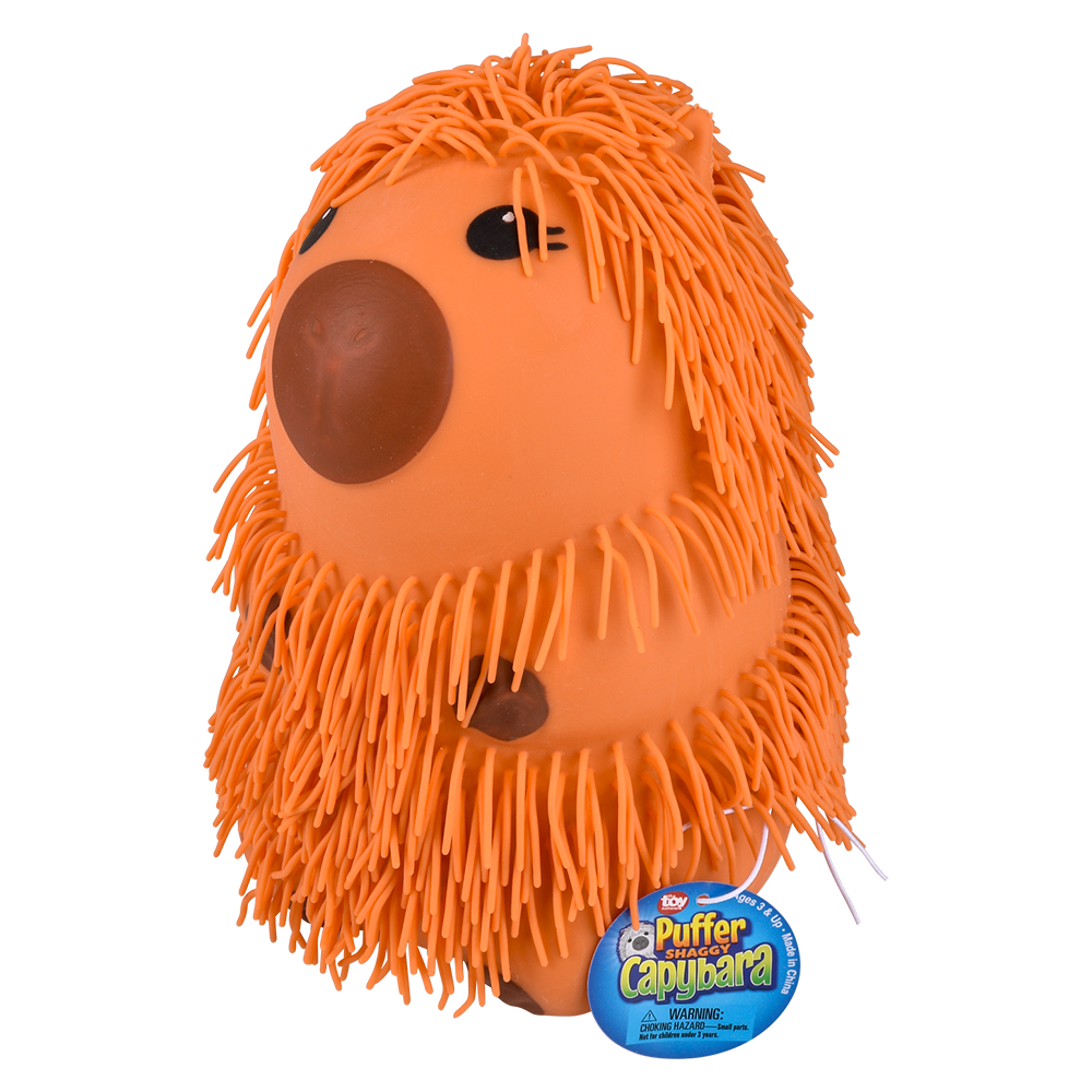 8" SHAGGY PUFFER CAPYBARA