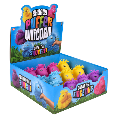 7" SHAGGY PUFFER UNICORN