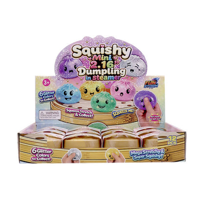 UPD MINIDUMP Squishy Mini Glitter Dumpling in Steamer