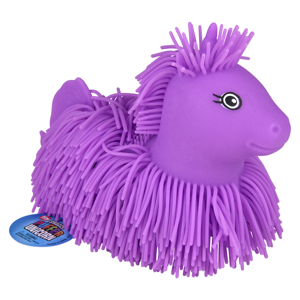7" SHAGGY PUFFER UNICORN