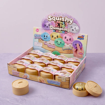 UPD MINIDUMP Squishy Mini Glitter Dumpling in Steamer